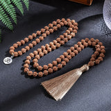 Mala rudraksha 108 perles