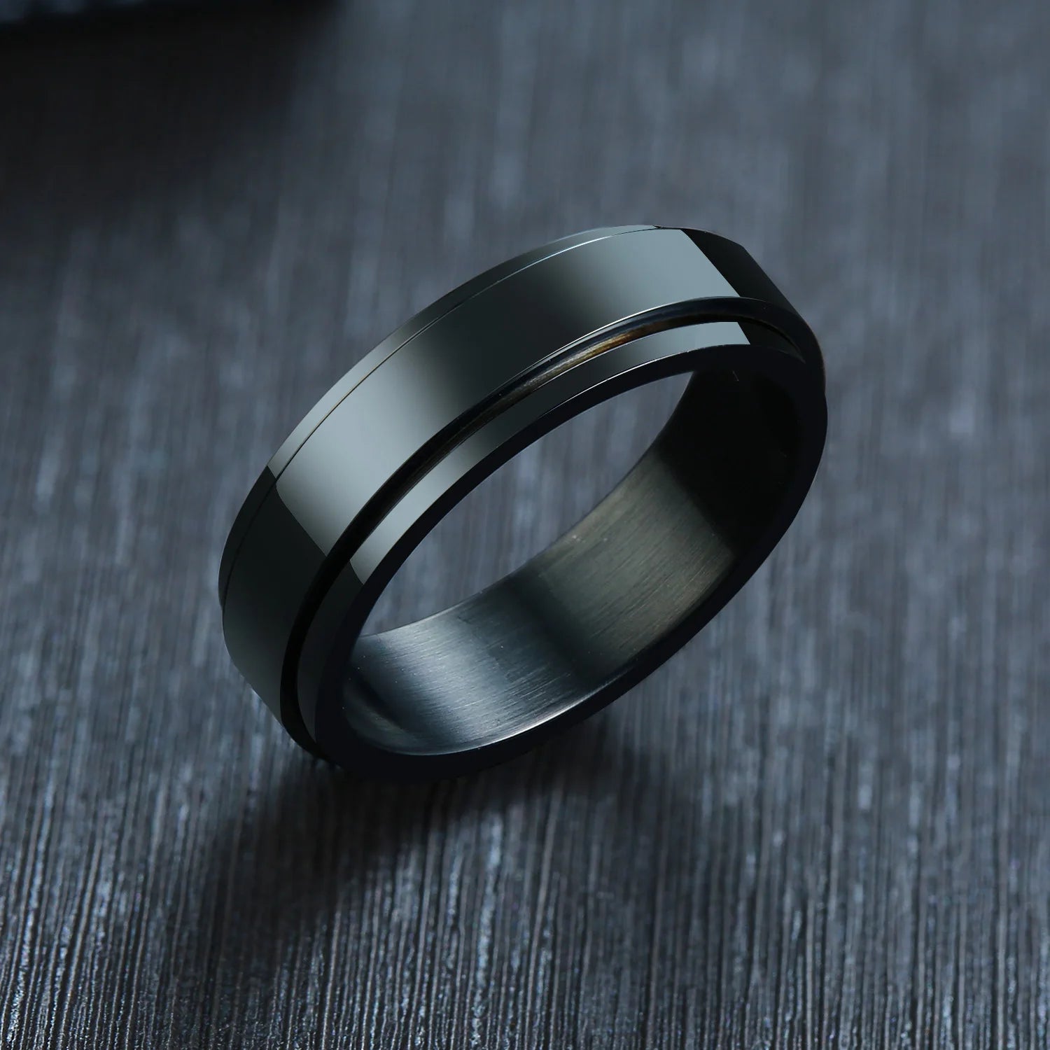 Bague anti-stress à anneau rotatif en acier inoxydable