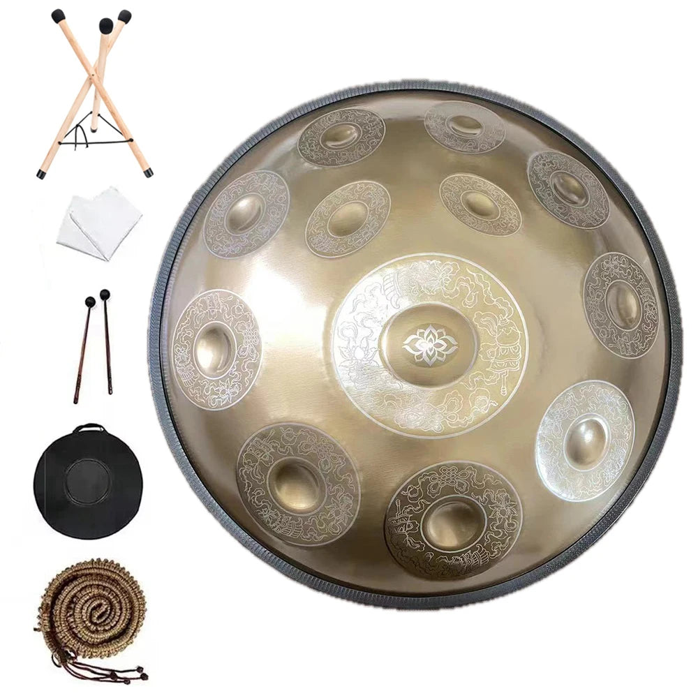 Handpan artisanal, accordage manuel