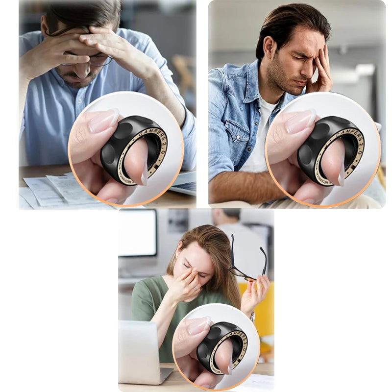 Bague anti-stress magnétique à modules amovibles