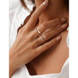 Lot de 3 bagues anti-stress rotatives en acier inoxydable