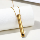 Collier de respiration en acier inoxydable