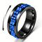 Bague anti-stress rotative à motif chaîne dentée
