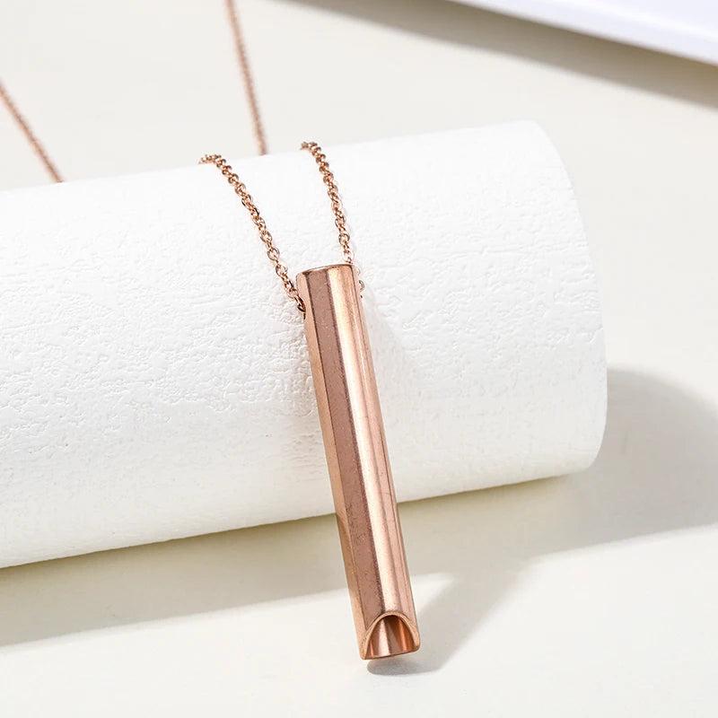 Collier de respiration en acier inoxydable