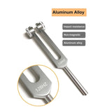 Diapason 128 Hz en alliage d'aluminium et bois