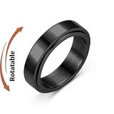 Bague anti-stress rotative en acier inoxydable, pour couple