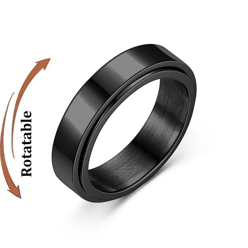 Bague anti-stress rotative en acier inoxydable, pour couple