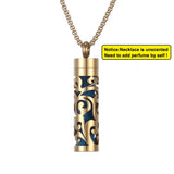 Collier diffuseur de parfum, pendentif rond en acier inoxydable