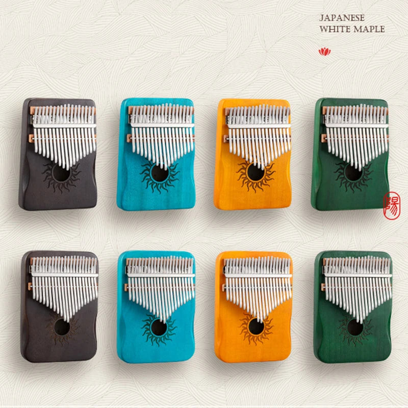 Kalimba piano à pouce en bois d'érable