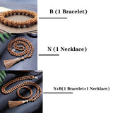 Mala rudraksha 108 perles