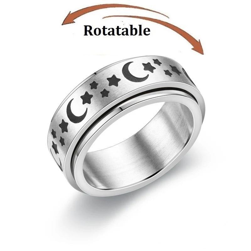 Bague anti-stress rotative en acier inoxydable, pour couple