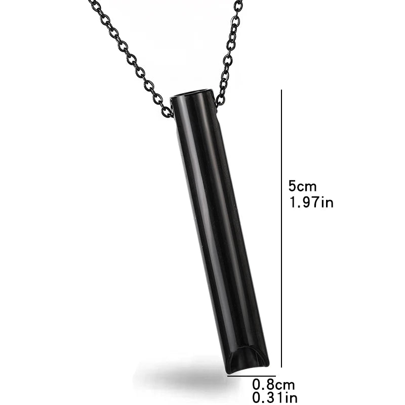 Collier de respiration en acier inoxydable