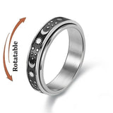 Bague anti-stress rotative en acier inoxydable, pour couple