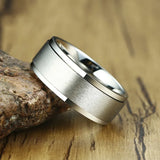 Bague anti-stress à anneau rotatif en acier inoxydable