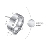 Bague anti-stress à anneau rotatif en acier inoxydable