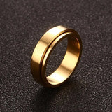 Bague anti-stress à anneau rotatif en acier inoxydable