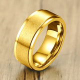 Bague anti-stress à anneau rotatif en acier inoxydable