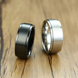 Bague anti-stress à anneau rotatif en acier inoxydable