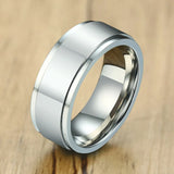 Bague anti-stress à anneau rotatif en acier inoxydable