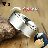 Bague anti-stress à anneau rotatif en acier inoxydable