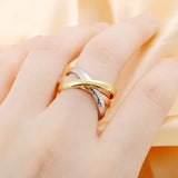 Bague anti-stress rotative en acier inoxydable, pour couple