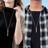 Collier diffuseur de parfum, pendentif rond en acier inoxydable