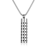 Collier diffuseur de parfum, pendentif rond en acier inoxydable