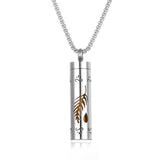 Collier diffuseur de parfum, pendentif rond en acier inoxydable