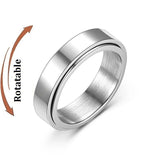 Bague anti-stress rotative en acier inoxydable, pour couple