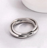Bague anti-stress rotative en acier inoxydable, pour couple