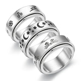 Bague anti-stress rotative en acier inoxydable, pour couple