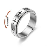 Bague anti-stress rotative en acier inoxydable, pour couple