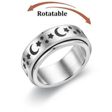 Bague anti-stress rotative en acier inoxydable, pour couple