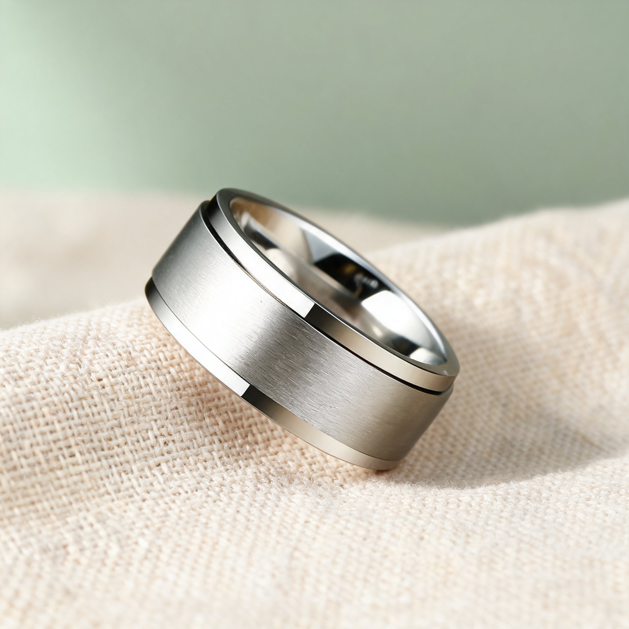 Bague anti-stress à anneau rotatif en acier inoxydable